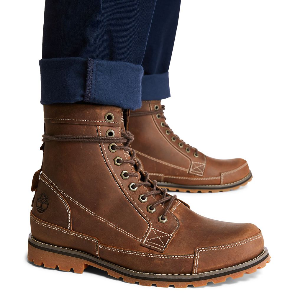 Timberland 6-Inch Μποτακια Ανδρικα Καφε - Earthkeepers® Originals Ii - Greece 8450379-LB